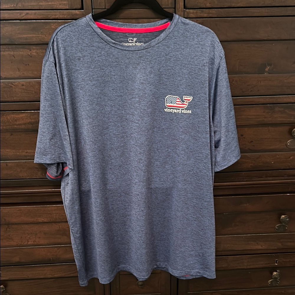 Vineyard Vines Men's Blue Performance T-Shirt